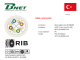 BNET U/UTP CAT6 4PR 24AWG PVC CABLE GREY 305M REEL IN BOX MADE IN TURKEY